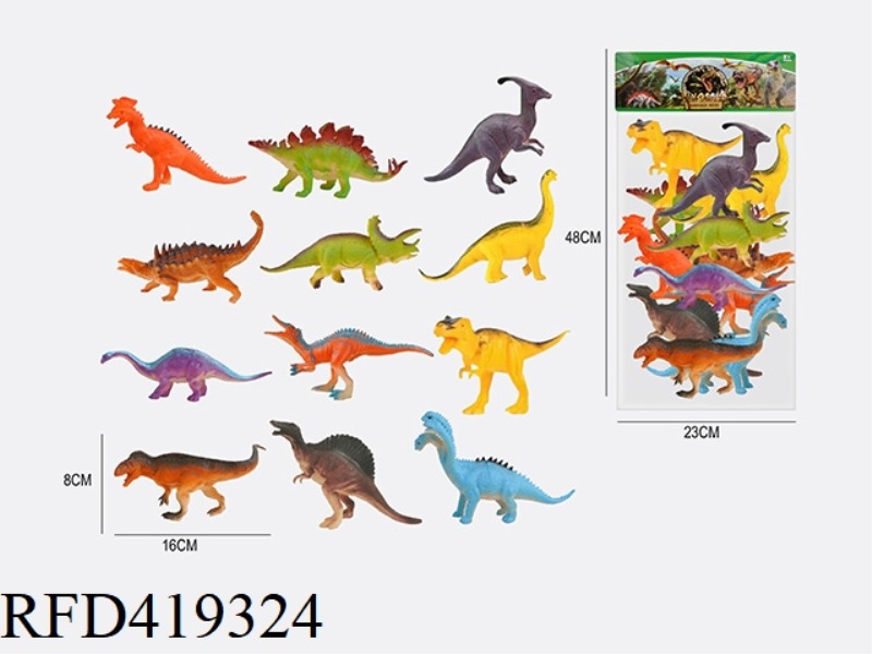 6.2 INCH 12 DINOSAUR ANIMAL SUIT