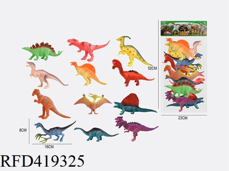 6.2 INCH 12 DINOSAUR ANIMAL SUIT