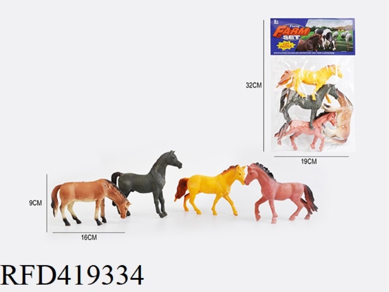 5.6 INCH 4 FARM ANIMALS SET