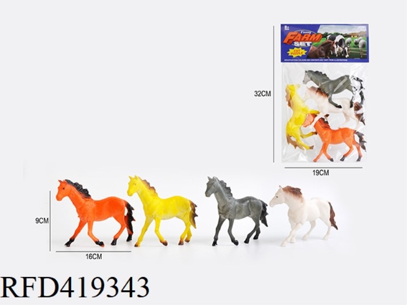 5.6 INCH 4 FARM ANIMALS SET