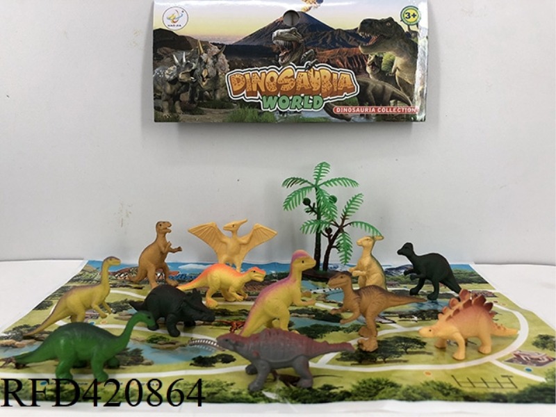 12 2-INCH DINOSAURS