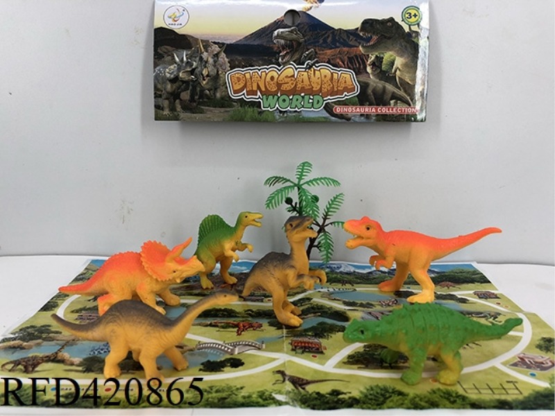 6 3.5-INCH DINOSAURS