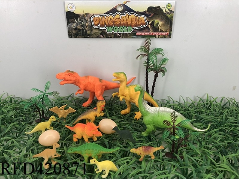 ELEGANT COLOR 6.5 INCH DINOSAUR 2 ASSORTED