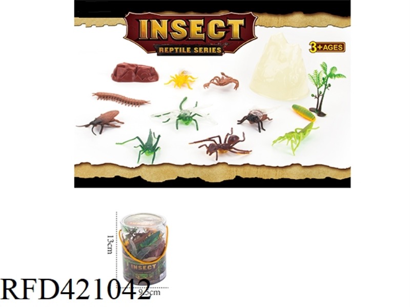 10 3-INCH INSECTS