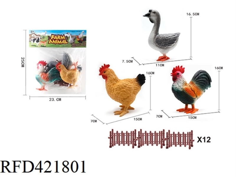 BIG COCK + BIG HEN + BIG GREY GOOSE + 12 RAILING