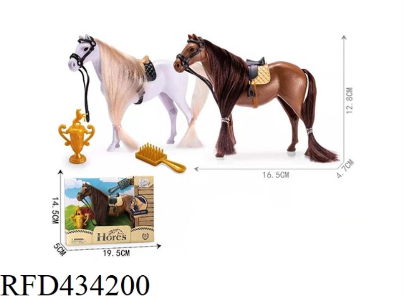 PONY (MIXED BROWN / WHITE)