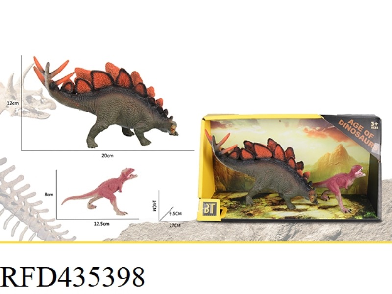 1 BIG AND 1 SMALL DINOSAUR