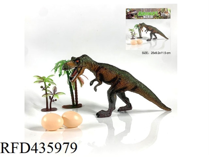 PVC SUPER LARGE DINOSAUR MONSTER DRAGON SCENE 5-PIECE SET