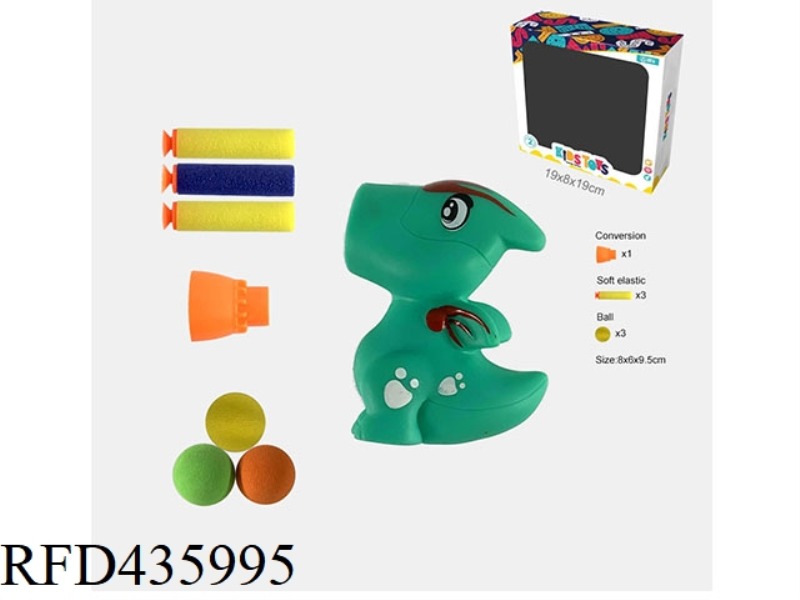 SPIT BALL EXTRUSION EJECTION DINOSAUR BOX