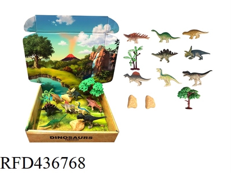 DINOSAUR SCENE SUIT (8 PIECES)