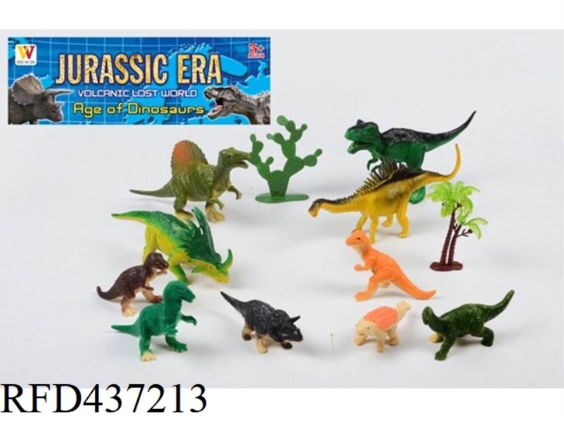 10 SIMULATED DINOSAUR SETS (6.5 INCHES)