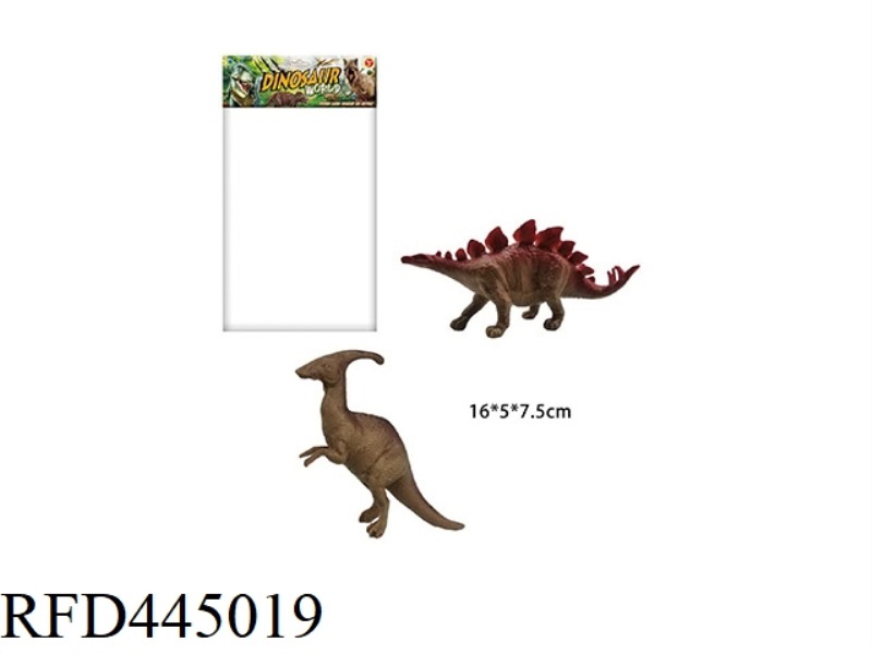 DINOSAUR SET (2 PIECES) 6.5 INCHES