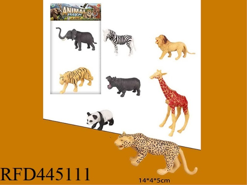 ANIMAL SUIT (8 PIECES) 6 INCHES