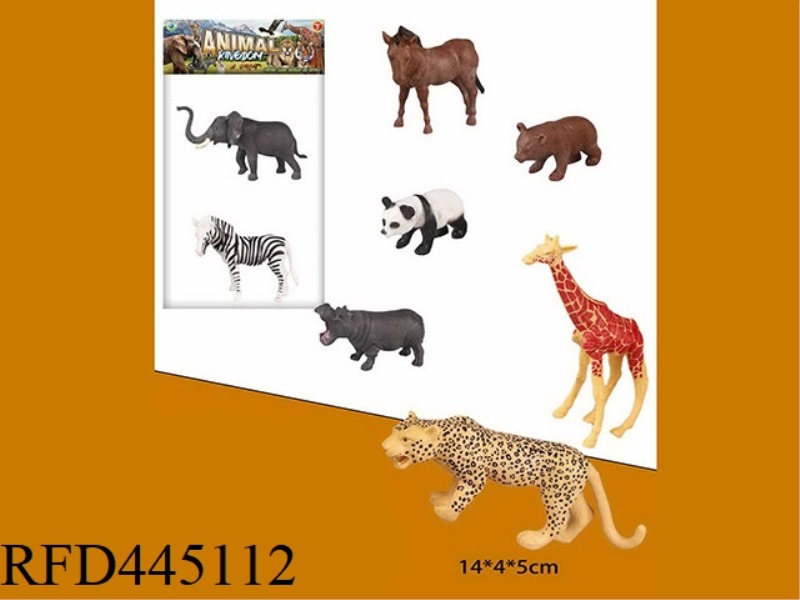 ANIMAL SUIT (8 PIECES) 6 INCHES