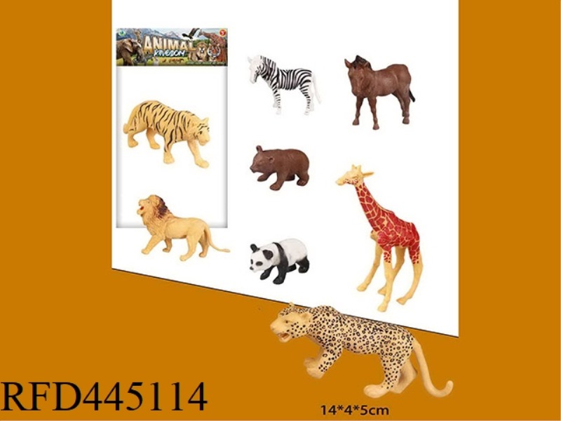ANIMAL SUIT (8 PIECES) 6 INCHES