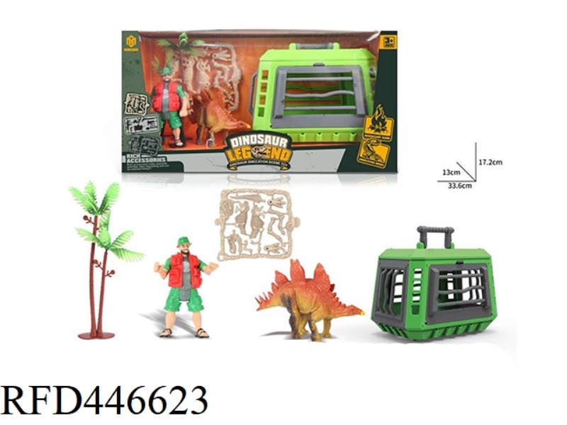 DINOSAUR SET - CAGE (5PCS)