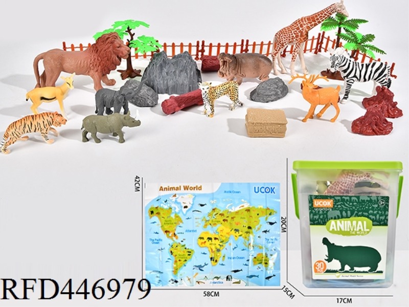 30 PIECE WILDLIFE COLLECTION
