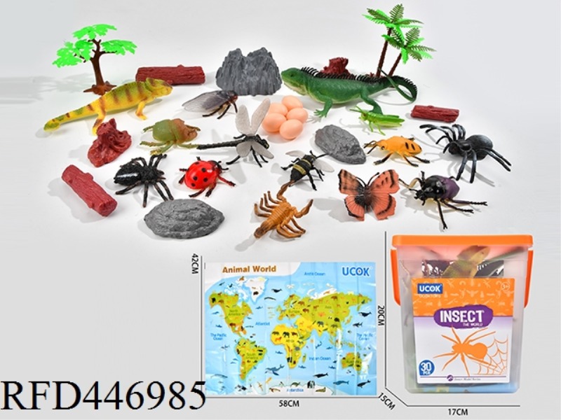 30 PIECE REPTILE COLLECTION