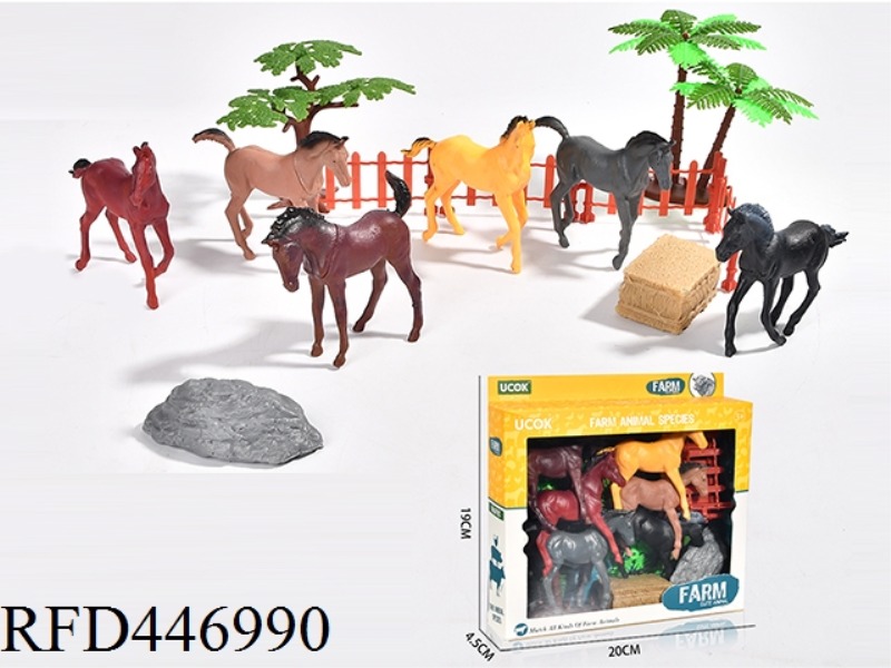 12 PIECE SET OF FARM ANIMALS