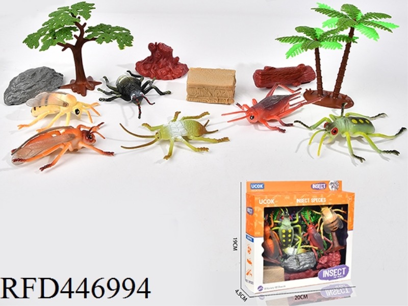 12 PIECE INSECT WORLD