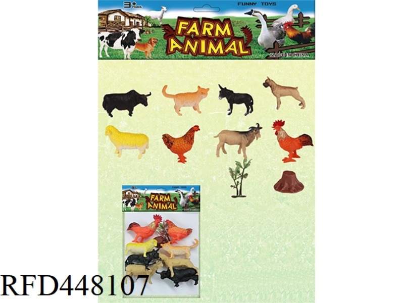 FARM SET (8 PIECES) WITH TREE AND TREE HEAD