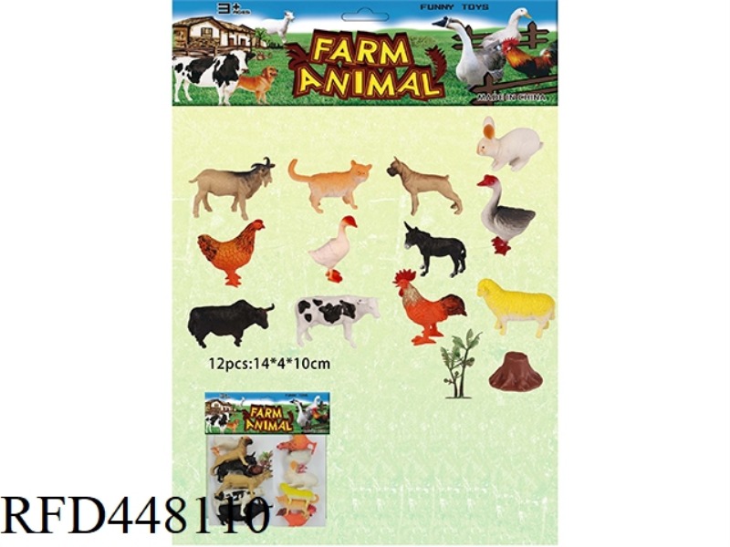 FARM SET (12 PACK) WITH TREE AND TREE HEAD