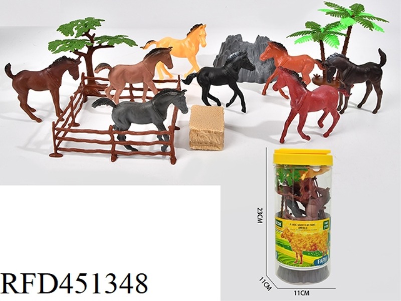 16 PIECE SET OF STEED BARREL