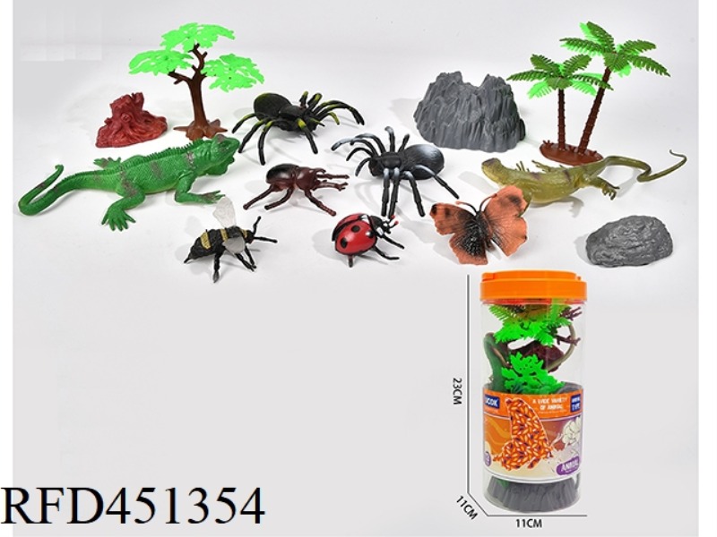 13 PIECE REPTILE BUCKET