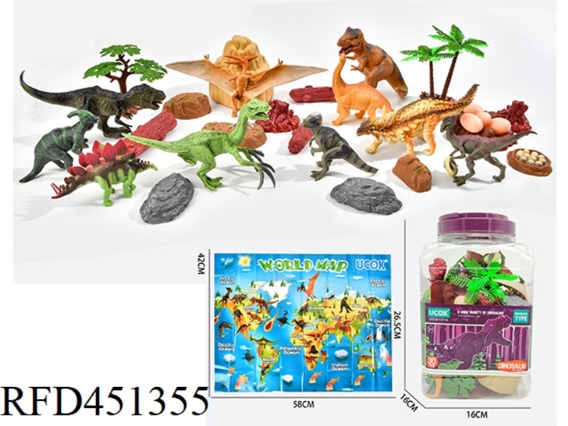 30 PIECE DINOSAUR BUCKET