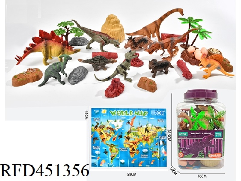 30 PIECE DINOSAUR BUCKET