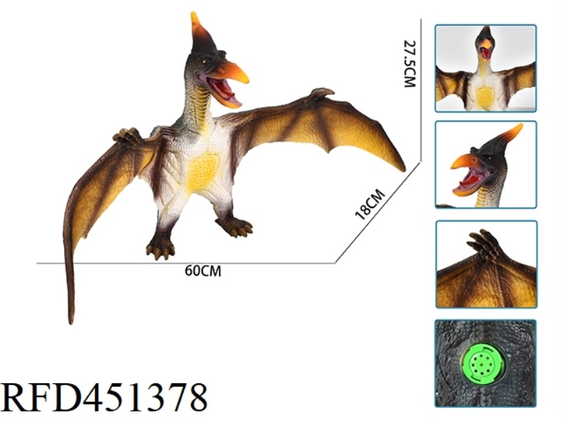 PTEROSAUR WITH IC SOUNDING, ENAMEL AND COTTON FILLING