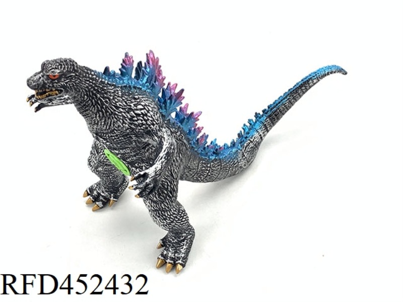 SOFT RUBBER GODZILLA WITH IC LIGHT