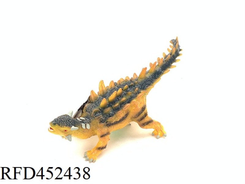 SOFT RUBBER ANKYLOSAURUS WITH IC LIGHT