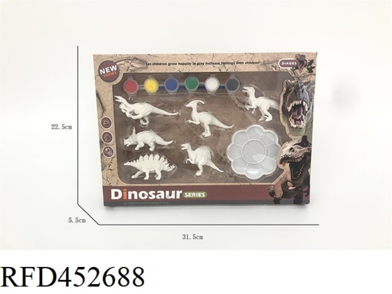 DIY PAINTED DINOSAURS