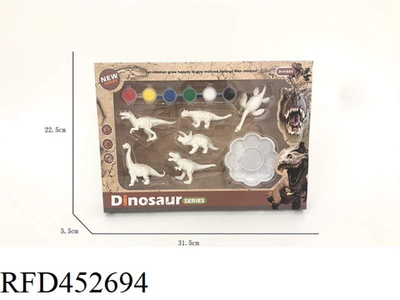 DIY PAINTED DINOSAURS