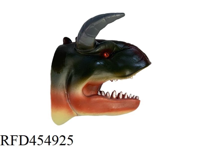 OX HORN DRAGON HAND PUPPET