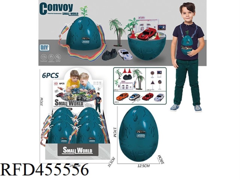 URBAN SCENE BACKPACK EGG 6PCS
