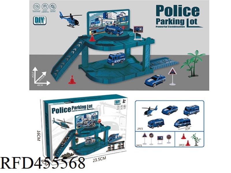POLICE PARKING LOT