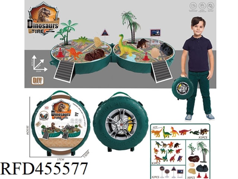 DINOSAUR SCENE TIRE