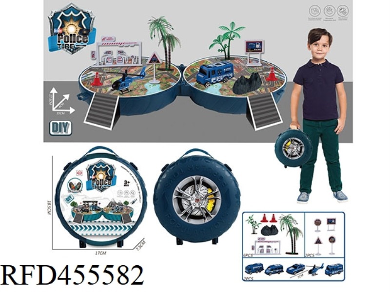 POLICE SCENE TIRE