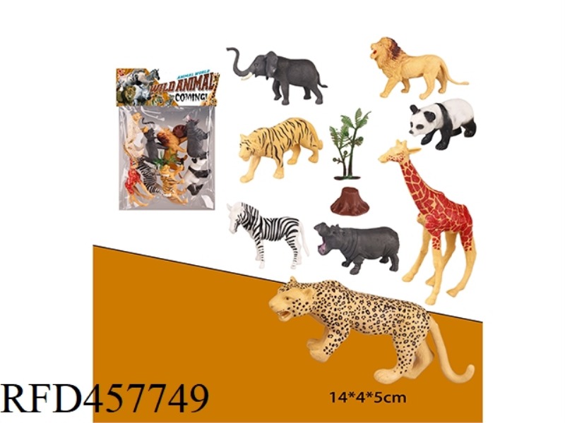 ANIMAL SUIT (8 PIECES) WITH TREE AND TREE HEAD