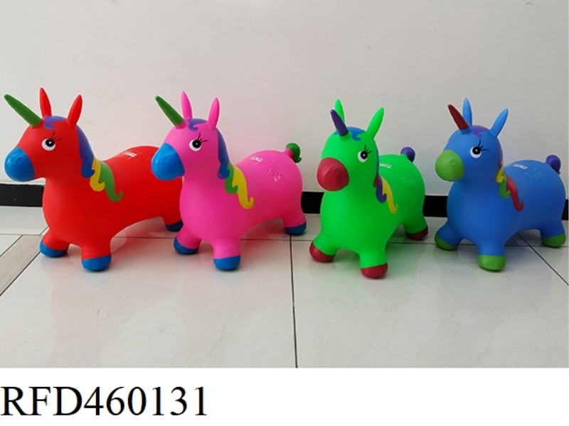 INFLATABLE PAINTED UNICORN