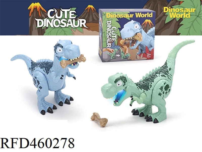Q VERSION TYRANNOSAURUS REX (BLUE)/ELECTRIC DINOSAUR/CARTOON DINOSAUR WITH SOUND AND LIGHT