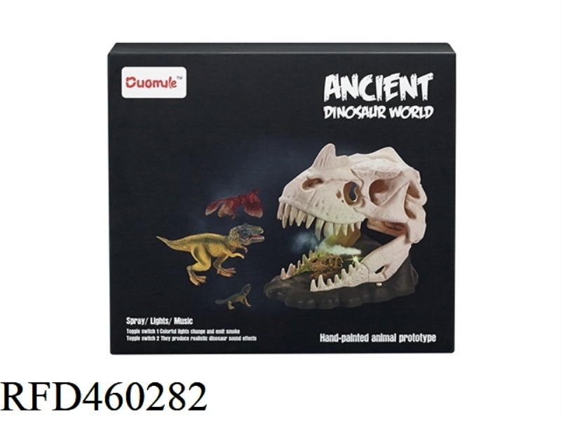 SPRAY DINOSAUR HEAD SET