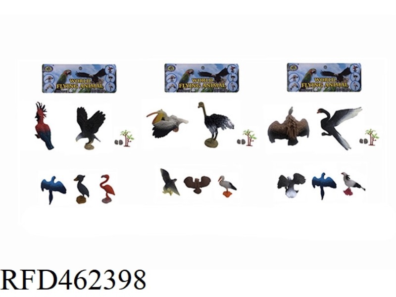 BIRD 3 MIXED 8PCS