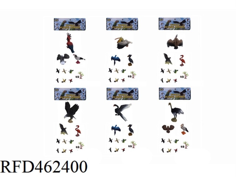 BIRD SIX MIXED 12PCS