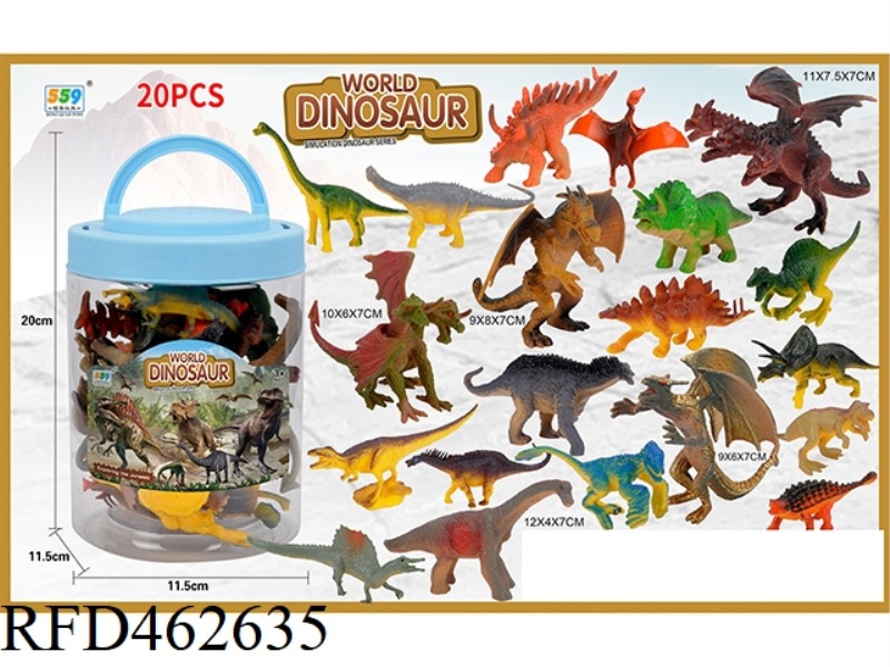 BARREL DINOSAUR WORLD