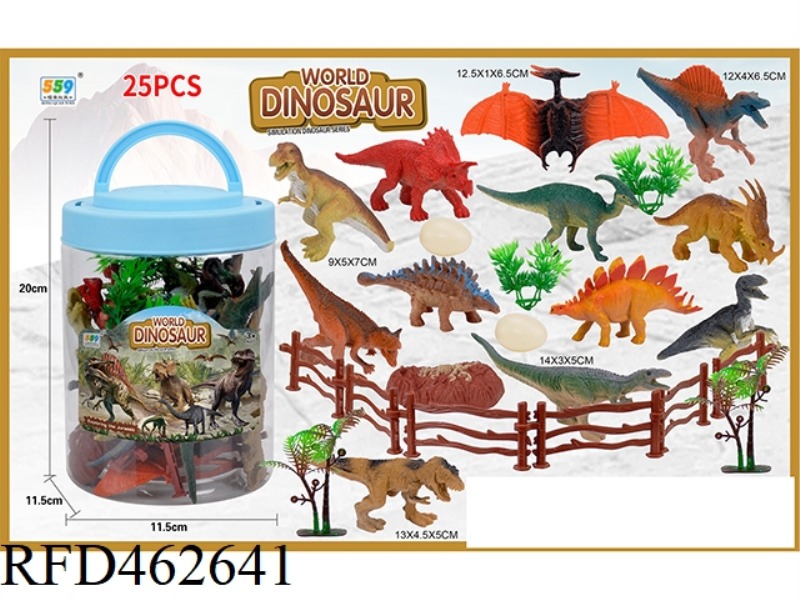 BARREL DINOSAUR WORLD