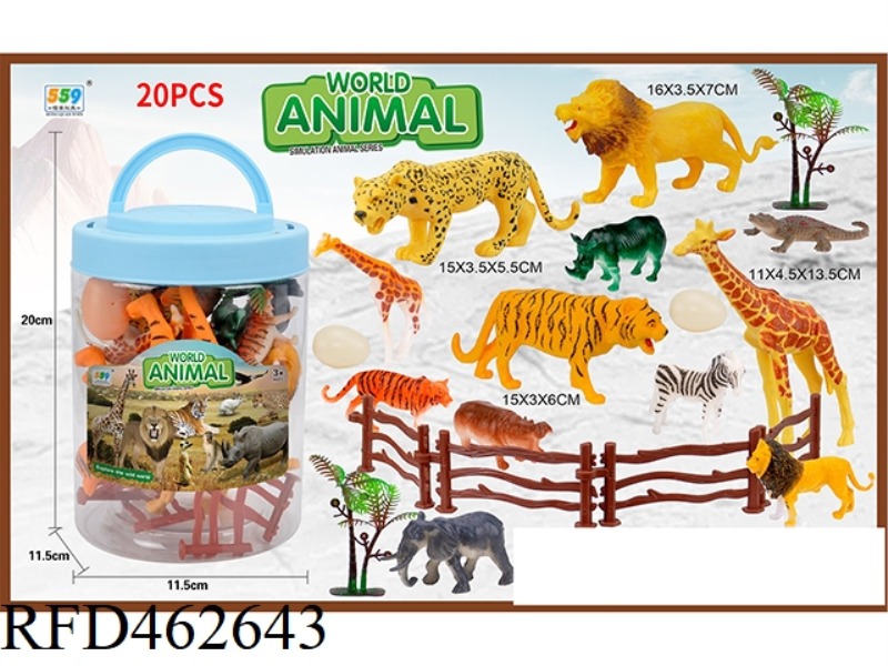 BARREL ANIMAL WORLD