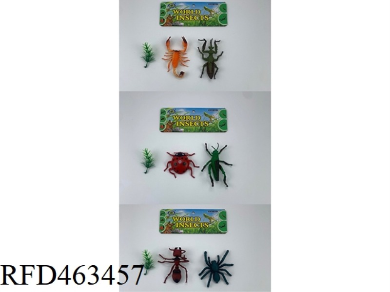 THREE KINDS OF INSECTS MIXED 3 PCS